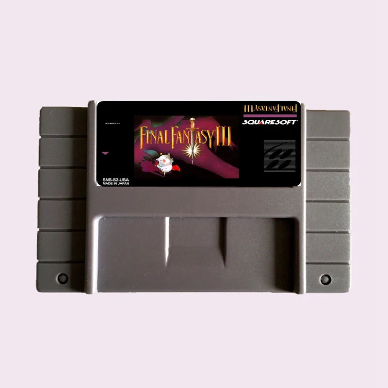 Сохраните файл финальной фантазии 3 NTSC 16 большая серая игровая карта для