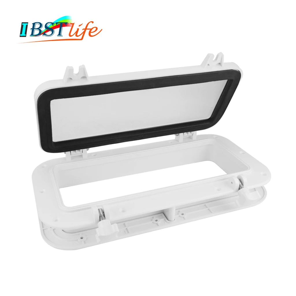

Marine Boat Yacht RV Porthole ABS Plastic Rectangular Hatches Port Lights Replacement Waterproof Windows Port Hole Portligt