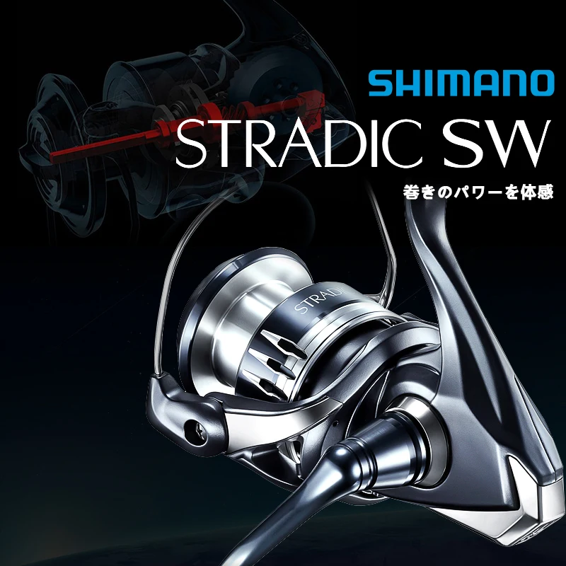 

2020 SHIMANO STRADIC SW 5000 8000 10000 Series 6+1BB HIGH and LOW Gear Ratio,Saltwater Spinning Fishing Reel