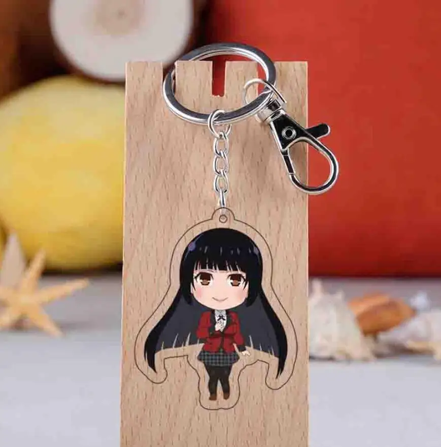 Аниме Kakegurui Compulsive Gambler Jabami Yumeko акриловая фигурка брелок украшение Коллекционная