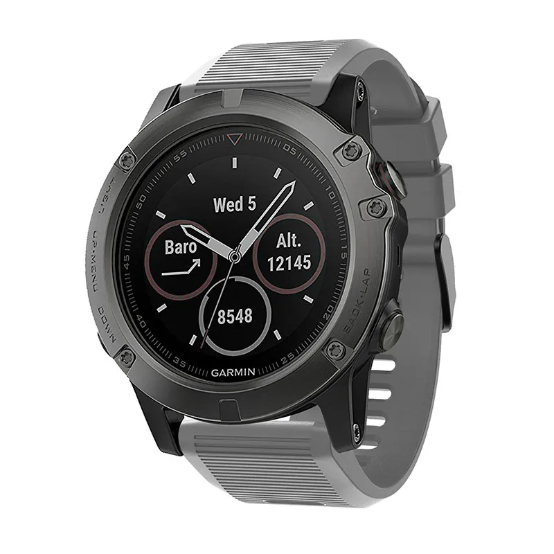 Силиконовый 26 мм быстросъемный ремешок для наручных часов Garmin Fenix 3 HR 5X 5X 6X Pro Easyfit силиконовый ремешок