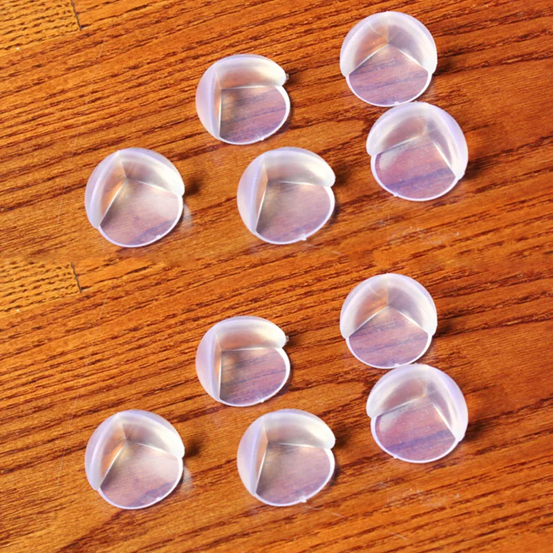 

10Pcs Children Safety Collision Angle Spherical Transparent Protective Corner