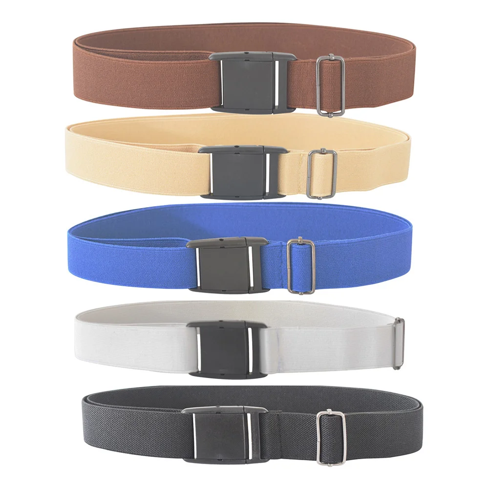 

Elastic Belts Women Men Invisible Waist Belt for Jeans Adjustable Buckle Belt XRQ88