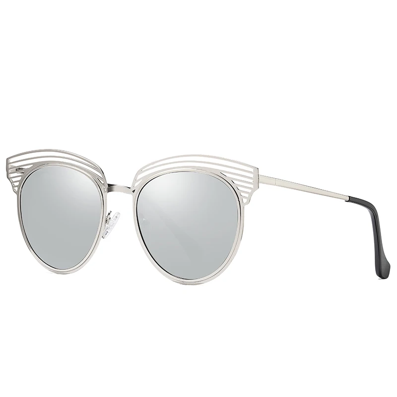 Fashion Stainless Steel Sunglasses Female Models Multi-color Metal Round Polarized Sun Glasses UV400 Trend Driving Shades 151 | Аксессуары