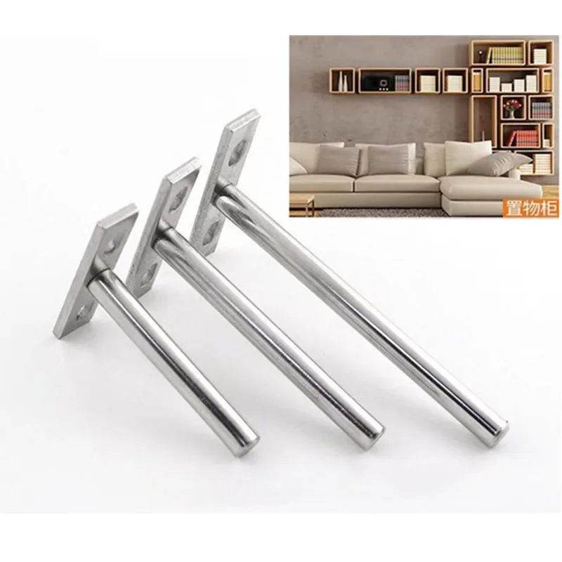 1 шт. настенный кронштейн для полки деревянная Скрытая опора металлический лоток