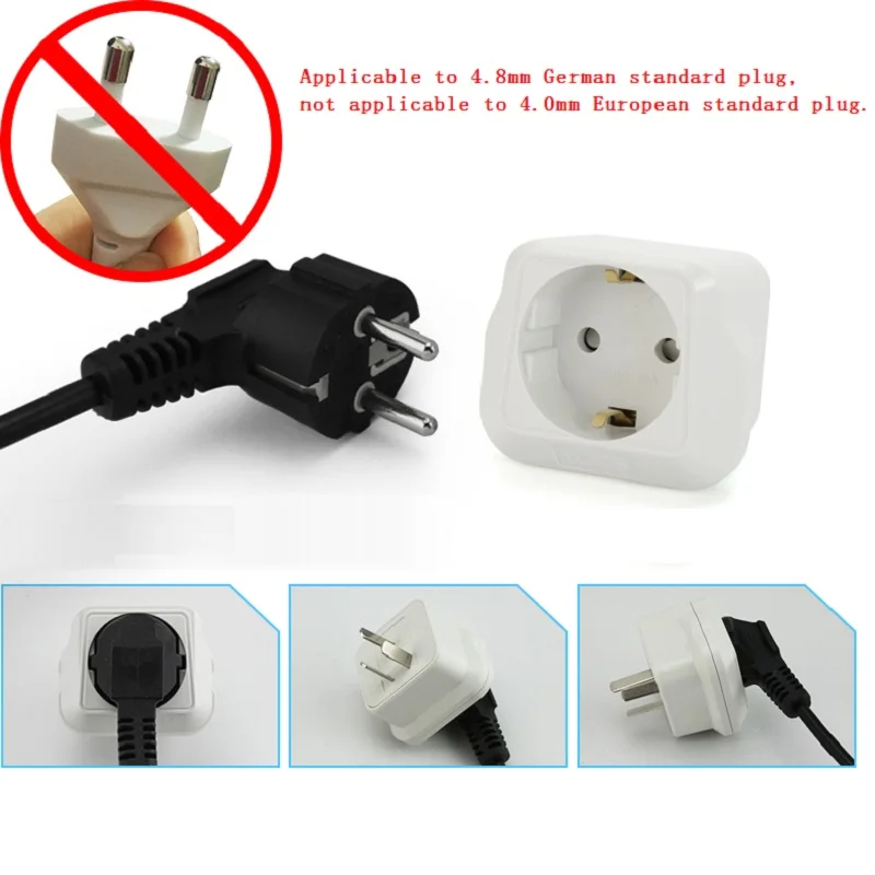 Дорожный адаптер питания с вилкой европейского стандарта на китайский