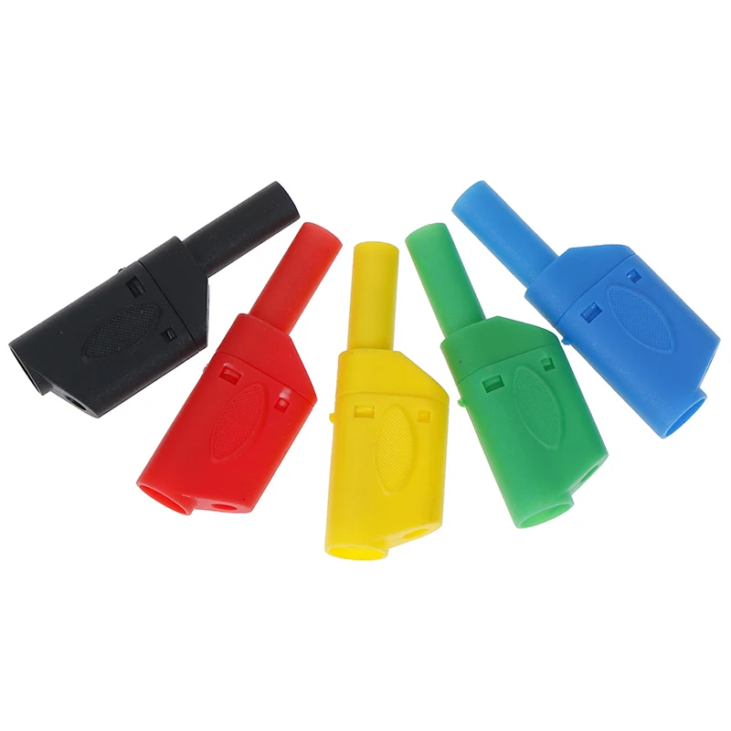 

1Pc New Male Fully Enclosed Banana Plug Wire Solder Connector 4mm