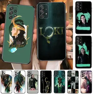 popular loki 5g phone celular samsung a51 case samsung galaxy a20e a32 a40 a50 a60 a70s a71 a90 samsung a52 case black shell free global shipping