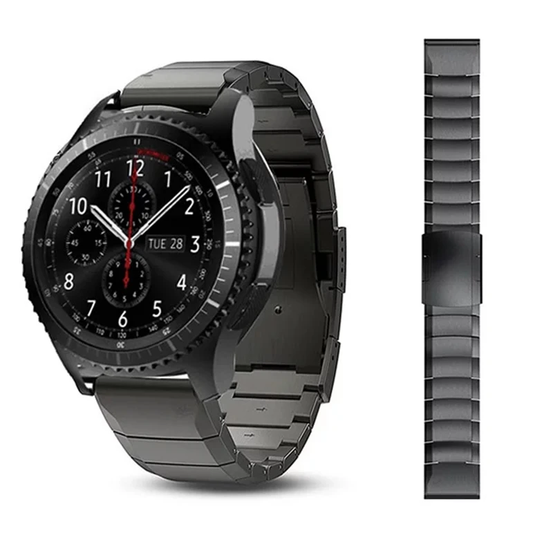 

20mm 22mm Metal Watchband For Huawei Watch GT2 Gt2E Bracelet For Samsung Galaxy 46mm Gear S3 Wrist Band Amazfit Bip 20mm Strap