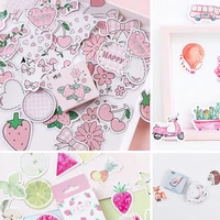 45 units box of various stickers lovely kawaii planner diary scrapbook diary stationery sticker