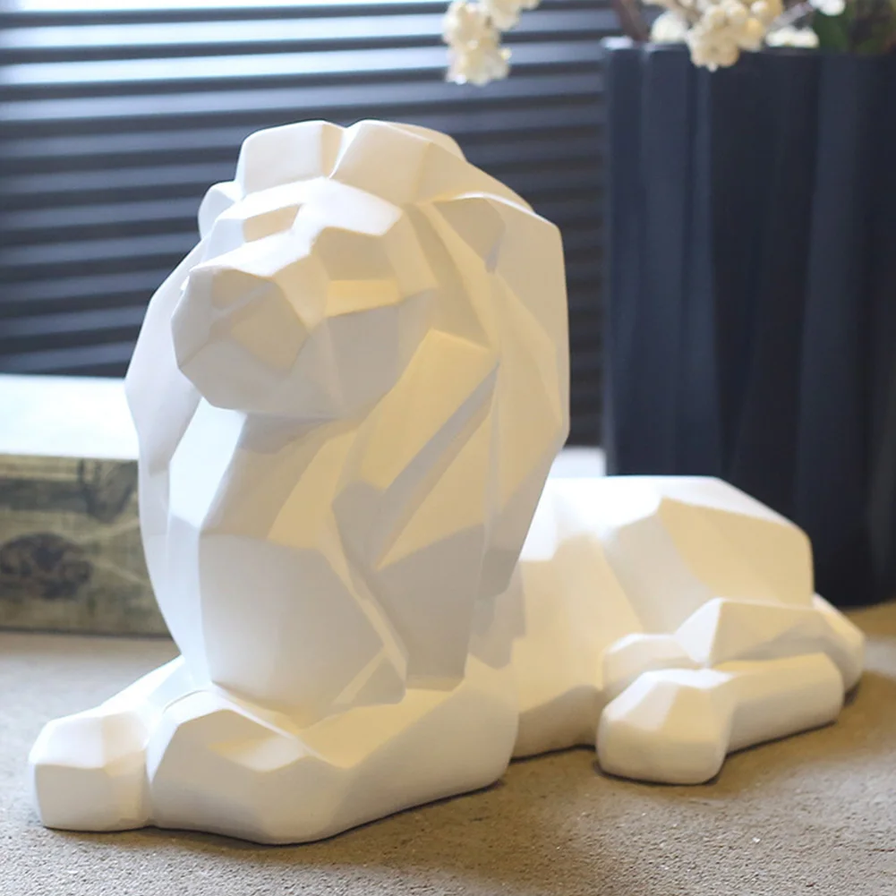 

Home Model Modern Resin Abstract Animal Sculpture Gifts Table Ornaments Hand Craved Crafts Office Decoration Statue