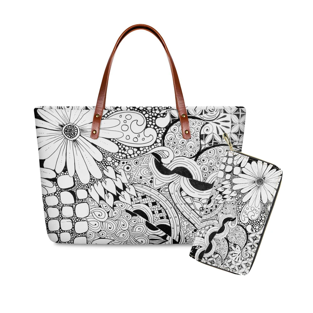 

Женские сумки в полинезийском стиле с принтом, сумки с верхними ручками, кожаный кошелек для девочек, Повседневная сумка через плечо, Женски...