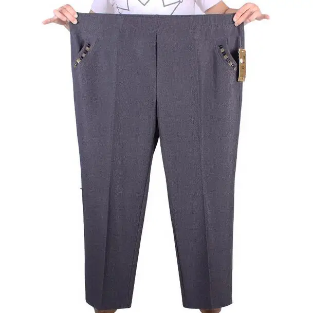 Хит 2020 весенние женские брюки средней длины спортивные штаны размера плюс