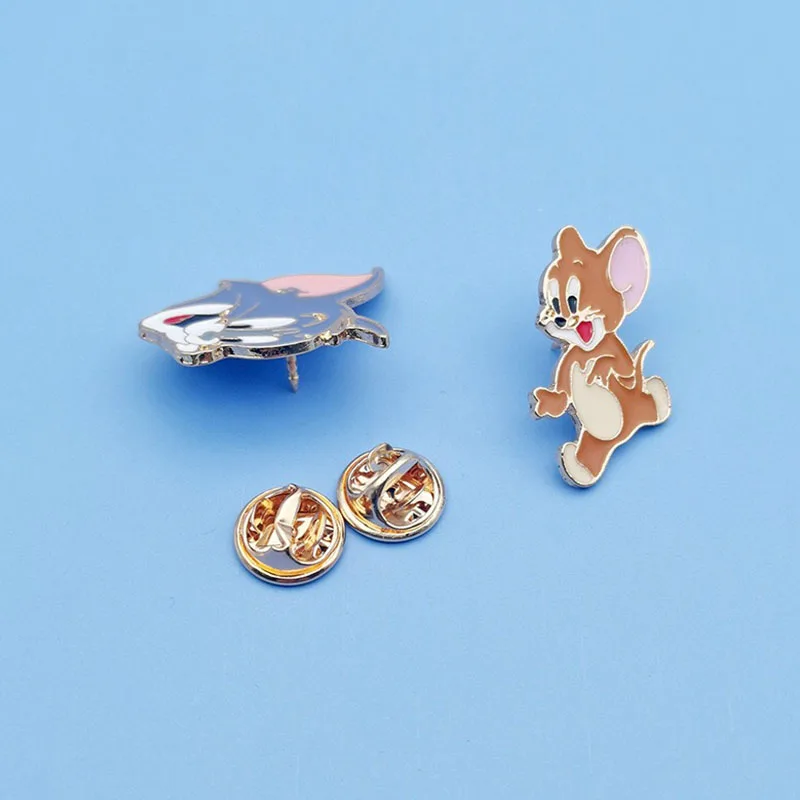 Кошка и мышь ювелирные изделия Женская брошка мультфильм Джерри Том кошка