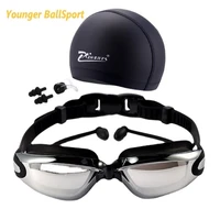 swimming goggles myopia swimming goggles for men women swimming goggles with ears swimming professional silicone swimming kit