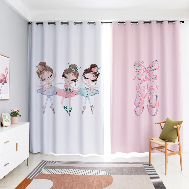 Мультяшные занавески для детей шторы спальни домашний декор гостиной домашние
