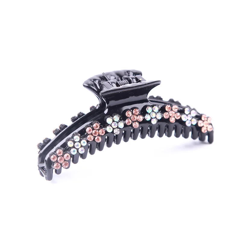Новинка заколки для волос зажимы 8 см трендовые стразы краб женщин и девочек
