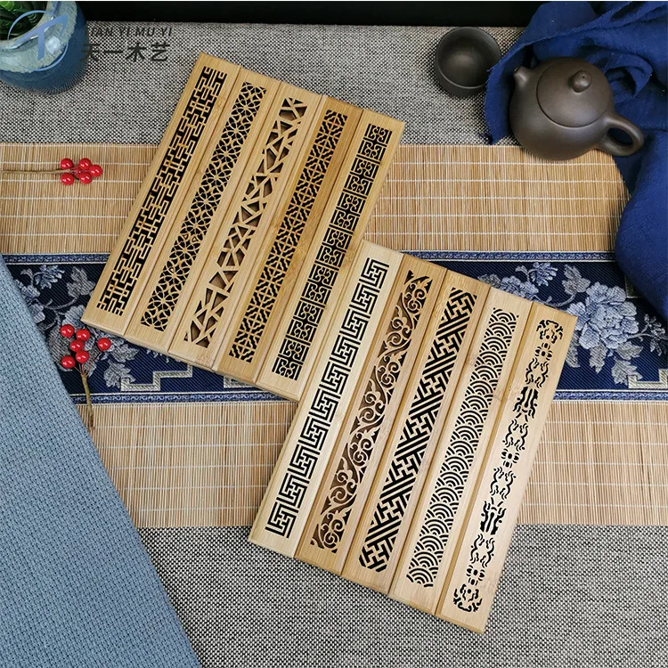 

1 Pcs Bamboo Wooden Incense Stick Holder Burning Joss Incense Box Burner Ash Catcher Home Decoration