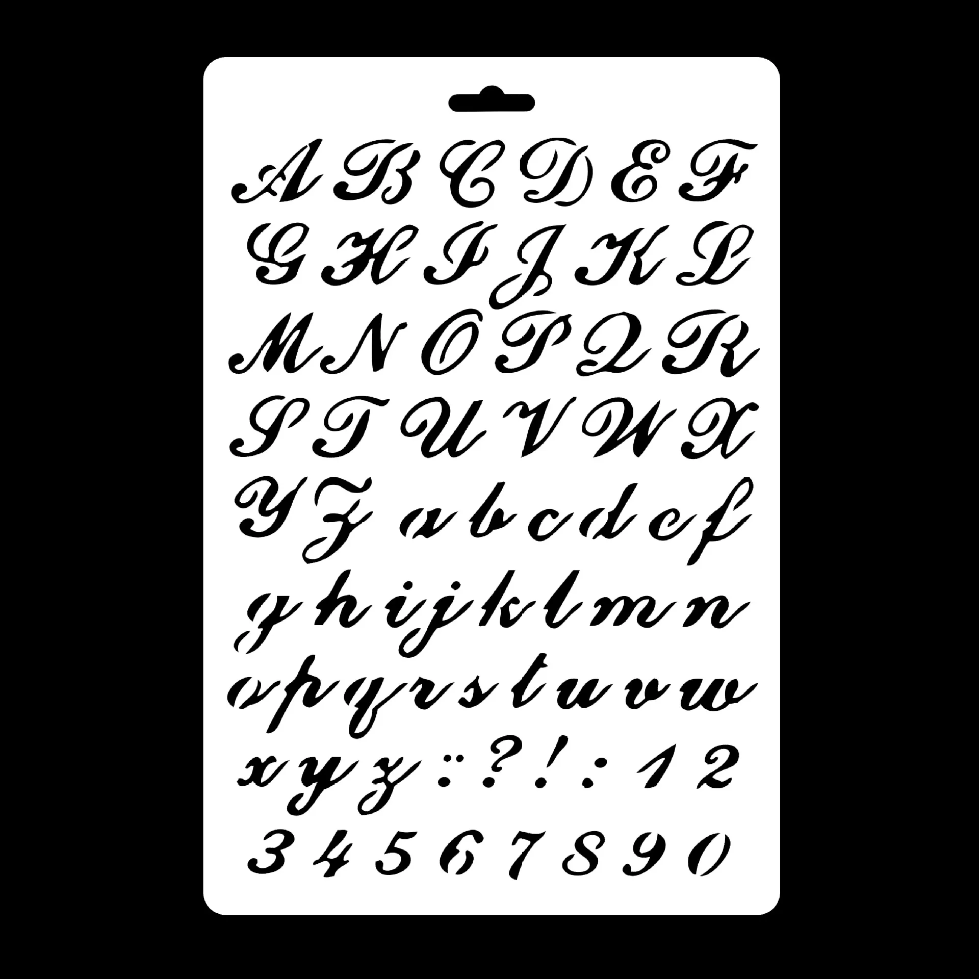 

4Pcs/Set A4 Alphabet English Letters DIY Layering Stencils Painting Scrapbook Coloring Embossing Album Decorative Template