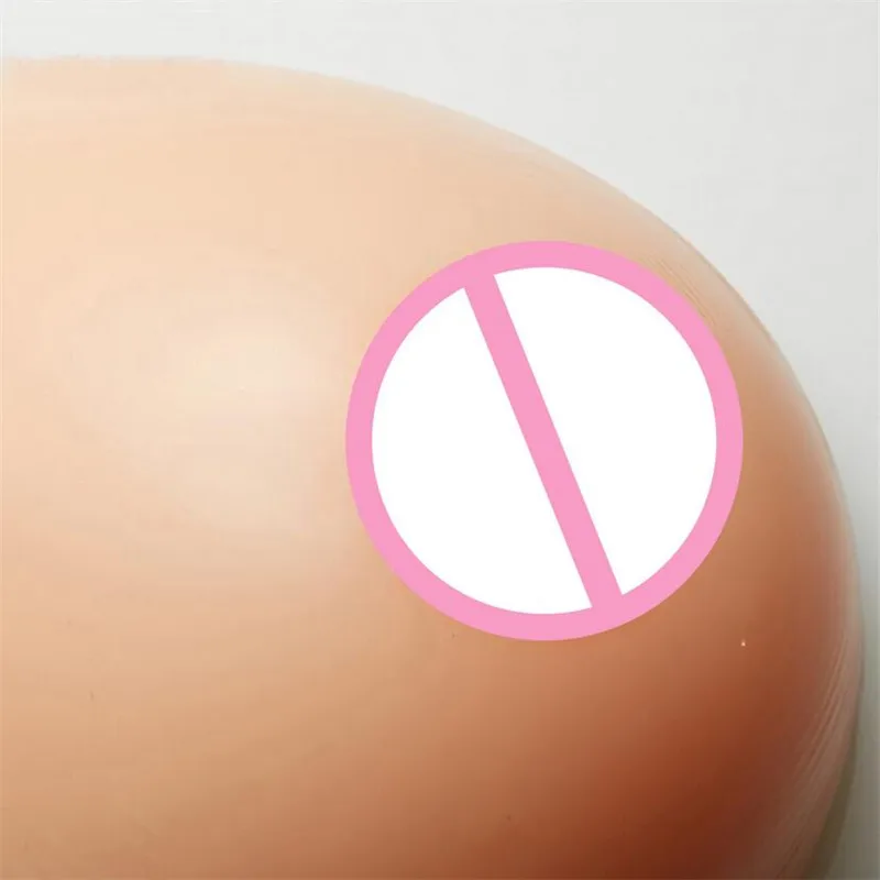 Women Fashion 1000g Sexy Artificial Silicone Breast Forms False Breast for Crossdresser Transvestite Fake Boobs Implant Enhancer