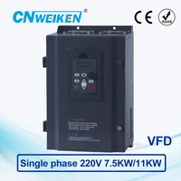 vector control frequency converter 7 5kw11kw single phase 220v to three phase 220v vfd inverter engine frequency controller