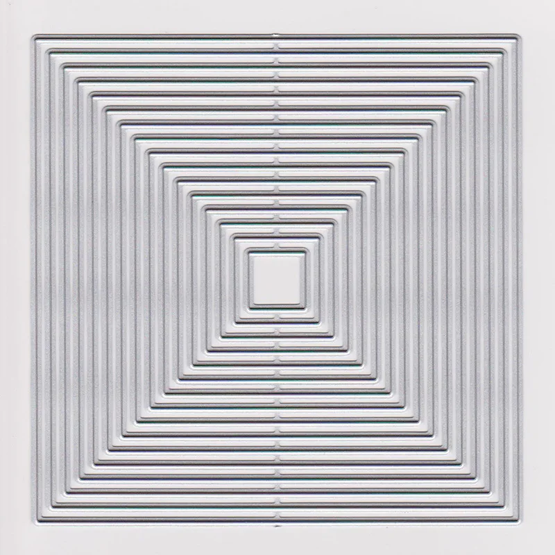 Квадратная рамка задней панели комплект металлический Трафаретный вырубной