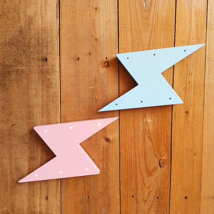 INS Европейская Детская комната и детское платье магазин цветная лампа ночные