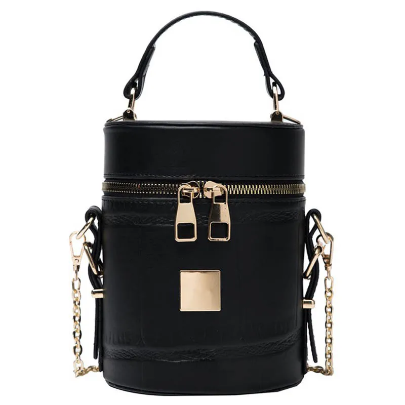 

Ladies Handbag Women Bags 2021 Famouse Brand Round Bucket Design Hand Bag Women Crossbody Totes Bag Leather Solid Color Hand Bag