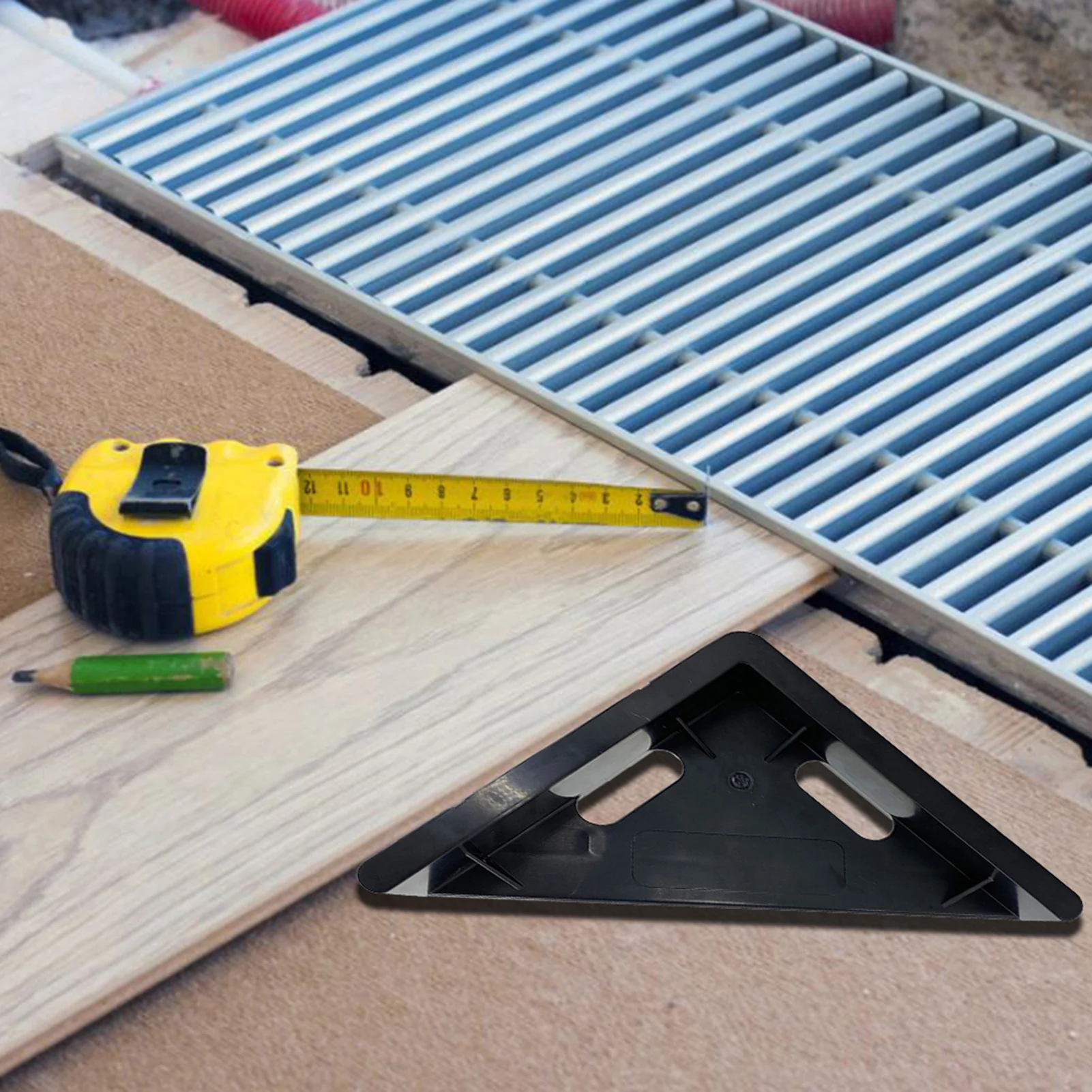 

90 Degree Plastic Accurate Woodworking Measuring Ruler Multifunctional Angle Ruler Portable Right Angle Fixing Auxiliary Frame