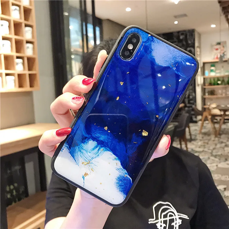 Роскошный золотой фольгой love чехол для samsung Galaxy S9 S8 плюс крышка для samsung Note 8 S9 note 9 10 чехол s10 плюс s10e J4 J6 J8 - Цвет: 9
