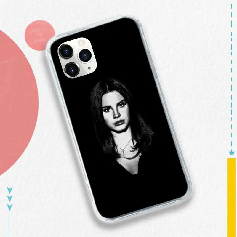 

Lana Del Rey singer Model Phone Case for iPhone 11 12 mini pro XS MAX 8 7 6 6S Plus X 5S SE 2020 XR