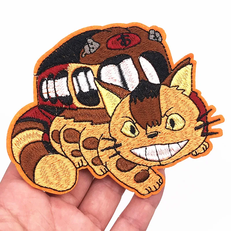 9 шт./компл. нашивки с персонажами Аниме Тоторо аппликация без лица для мужчин