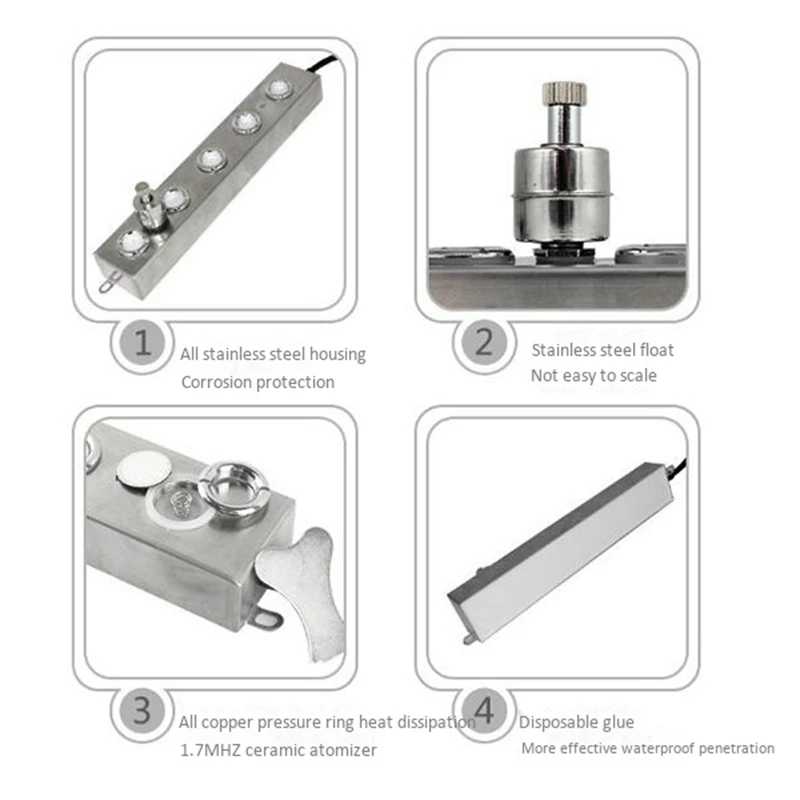 5 головок машина для тумана промышленный увлажнитель ультразвуковой распылитель