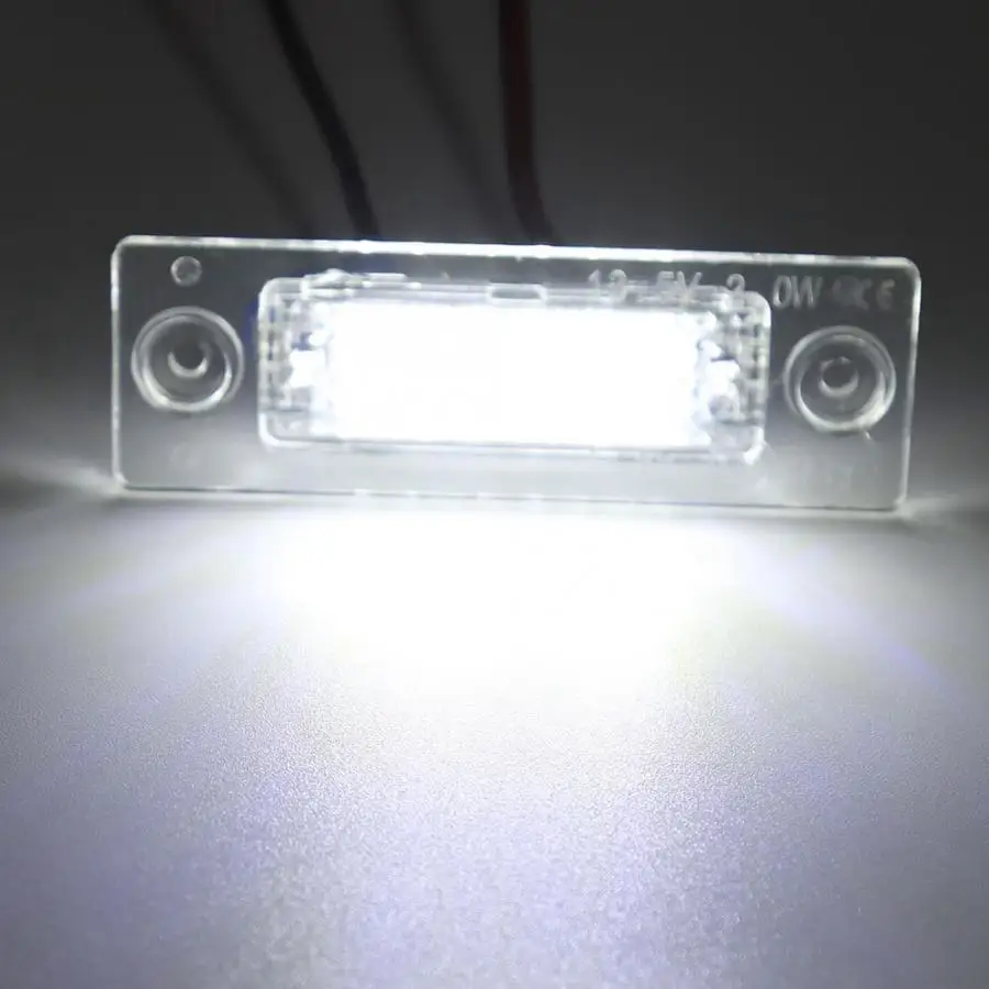 18 SMD светодиодный светильник 12V высокой яркости номерного знака Лампа подходит