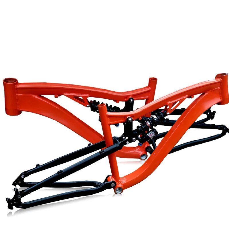 Kalosse Aluminum Alloy Bicycle Frame Custimized 26/27.5 Inches Full Suspension Mountain Bike Frames | Спорт и развлечения