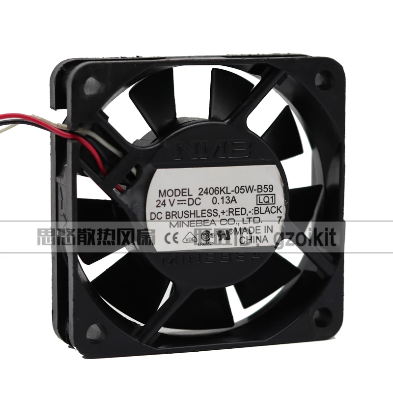 Оригинальный кулер NMB 2406KL 05W B59 LQ1 6015 24 В 0.13A CNC Fanuc 60x60x15 мм|Кулеры и системы