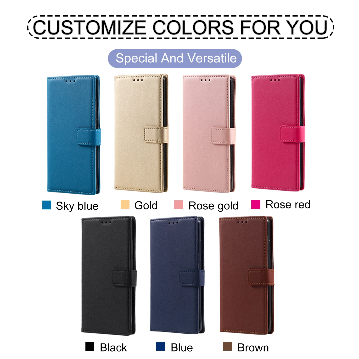 

Flip Leather Case for Huawei Y6P Y5P P Smart 2020 P40 30 Pro Honor 9A Wallet Card Holder Folded Stand Shockproof Lanyard Cover