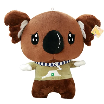Brown Kawaii Koala кукла плюшевые игрушки мягкие животные коала игрушка мягкая плюшевая кукла подушка детская игрушка для девочек подарок на день рождения - Цвет: Brown