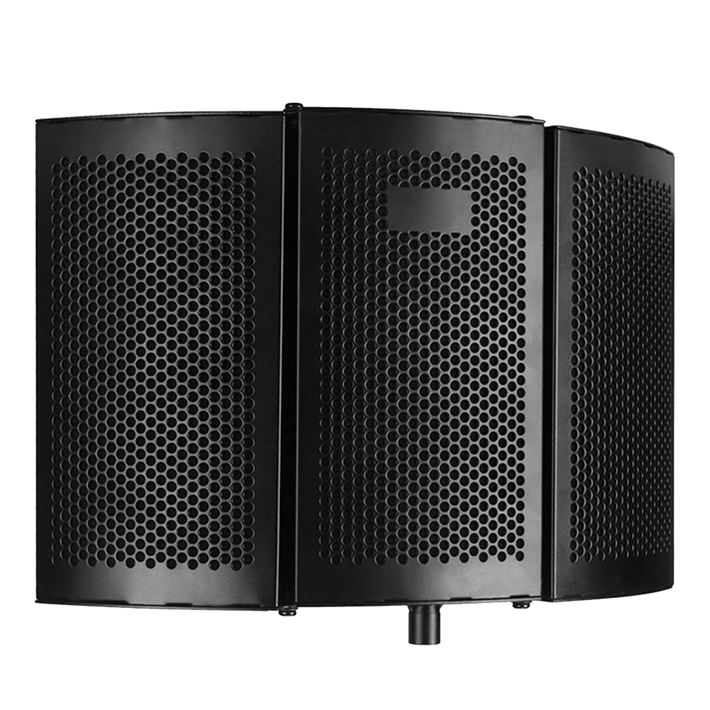 Filter Windscreen Soundproof Foldable Speaking Isolation Shield Acoustic Studio Recording Foams Panel Microphone Sound Absorber |