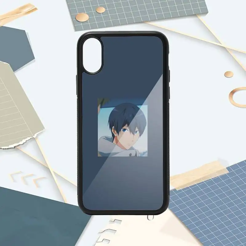 Бесплатный чехол для телефона Iwatobi в стиле аниме плавания ПК iPhone 11 12 pro XS MAX 8 7 6 6S Plus