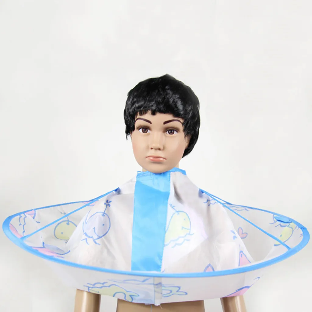 Платье для стрижки накидка волос детей и мальчиков парикмахерский фартук