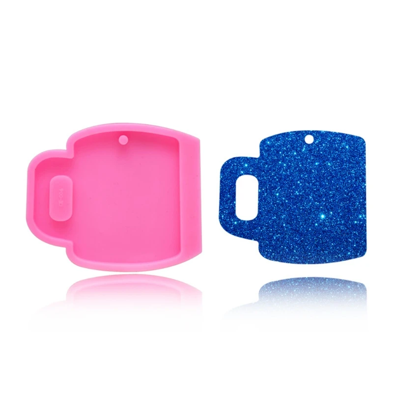 

Handmade Cup Pendant Keychain Resin Casting Mold Water Cup Water Goblet Bottle Pendant Epoxy Resin Mold Tools Art Crafts
