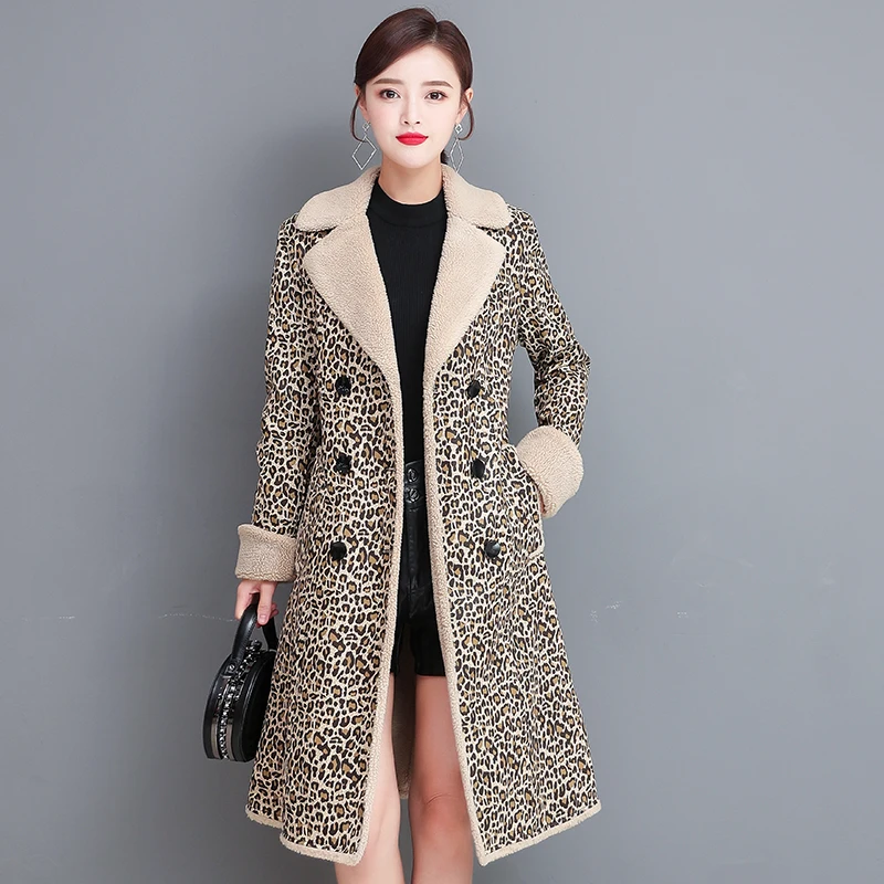 Модная зимняя женская куртка из искусственного меха женское кожаное пальто с