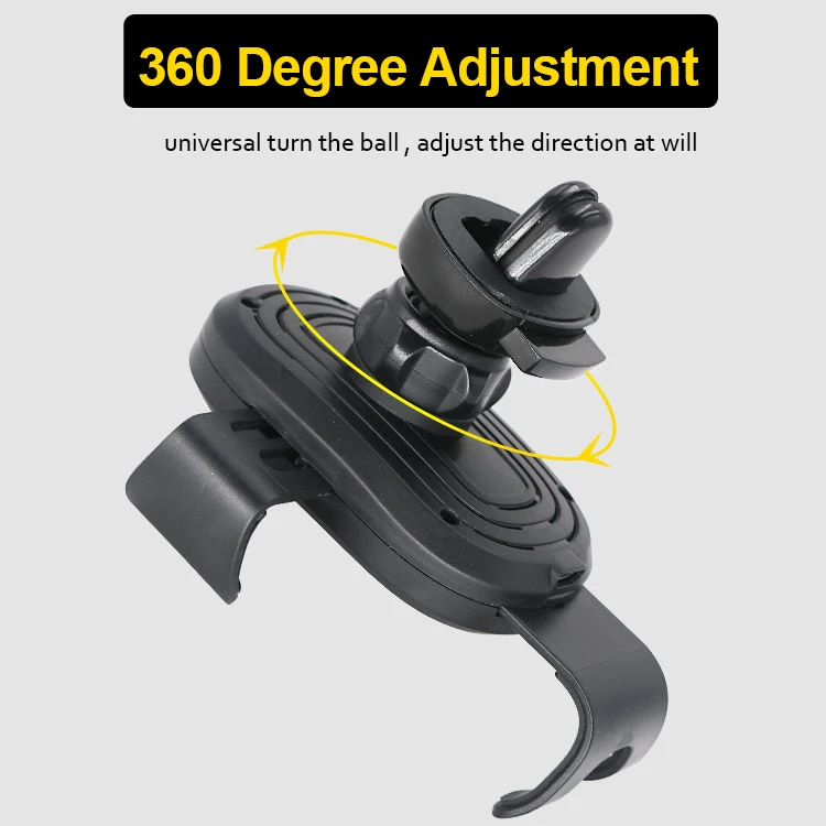 Автомобильное беспроводное зарядное устройство 10 Вт с автоматическим