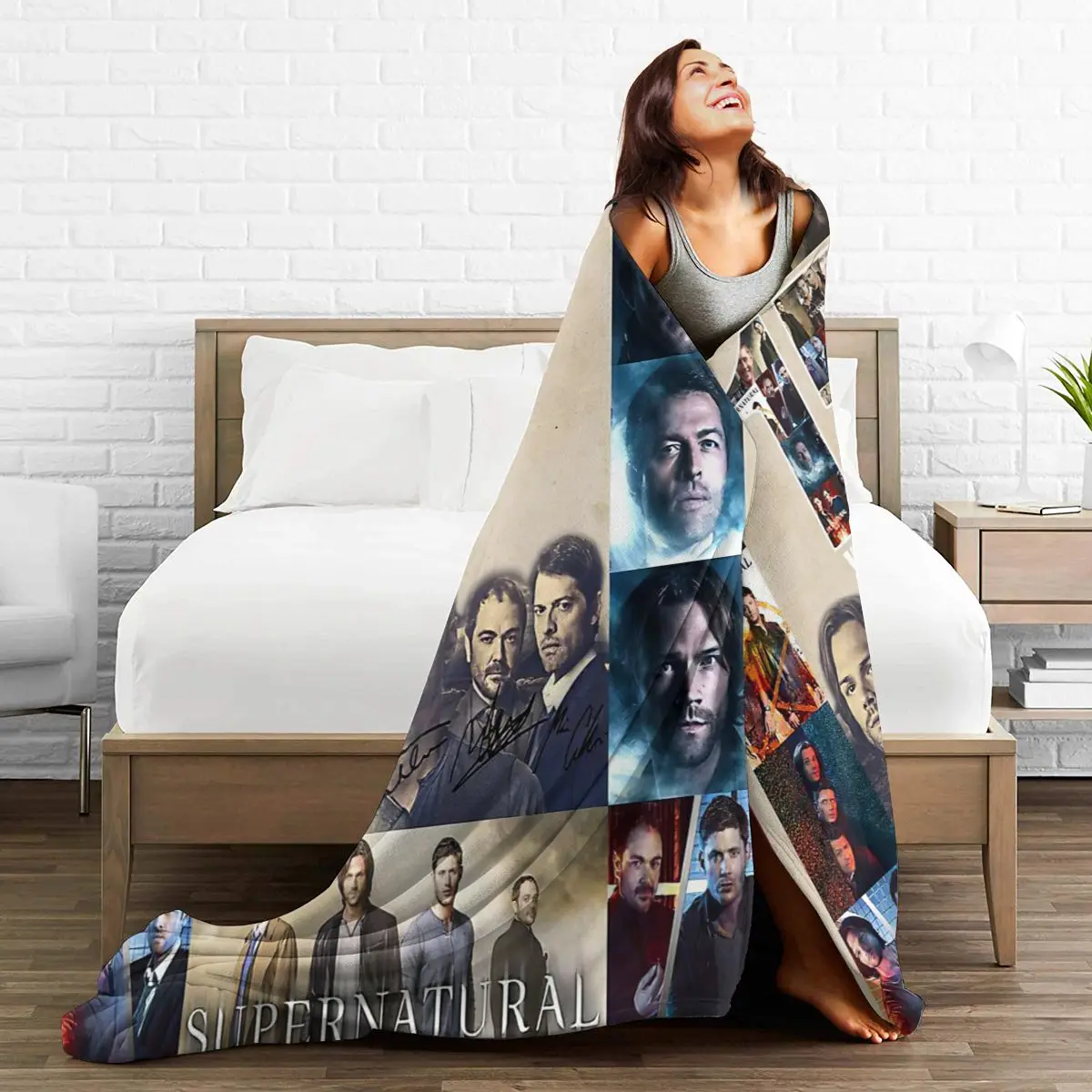 

Ultra Soft Sofa Blanket Cover Blanket Cartoon Cartoon Bedding Flannel plied Sofa Bedroom Decor for Children and Adults Black