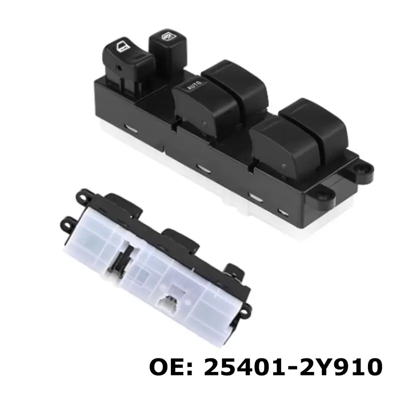 

Black Electronic Main Driver Power Window Switch 25401-2Y910 254012Y910 Fit For Nissan Maxima Impreza Infiniti I-35
