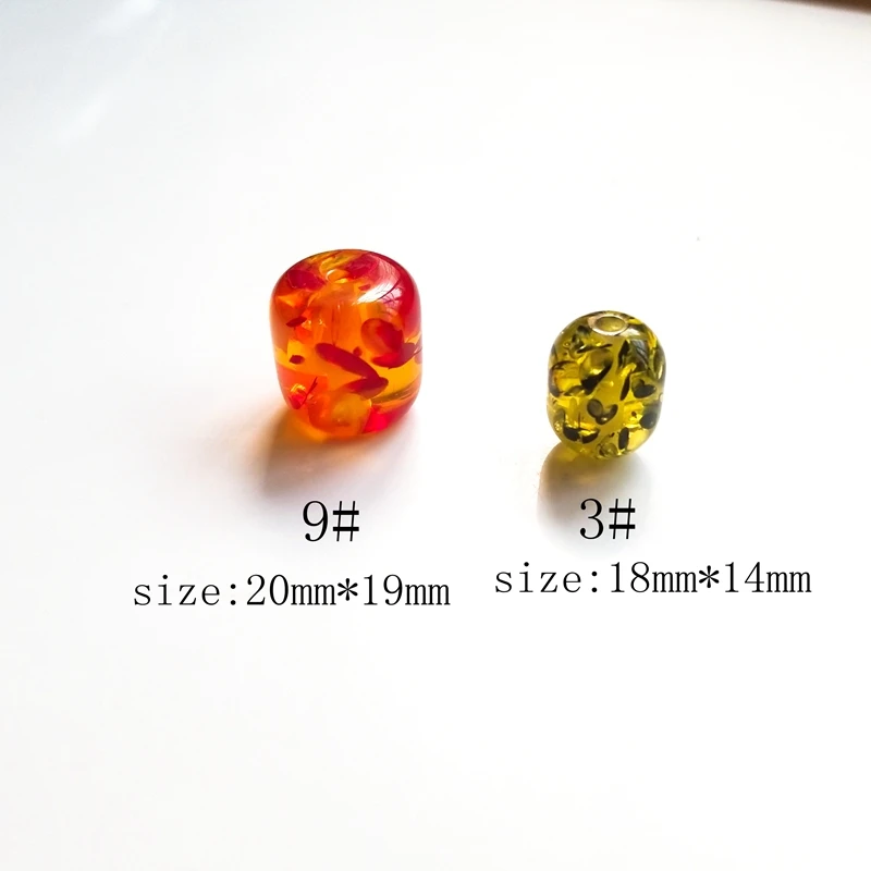 Японский и корейский акрил DIY материалы ручной работы овальной формы янтаря
