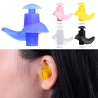 Мягкие беруши, силиконовые водонепроницаемые беруши, пыленепроницаемые беруши, беруши для экологических видов спорта, аксессуары для дайвинга, водных видов спорта, бассейна