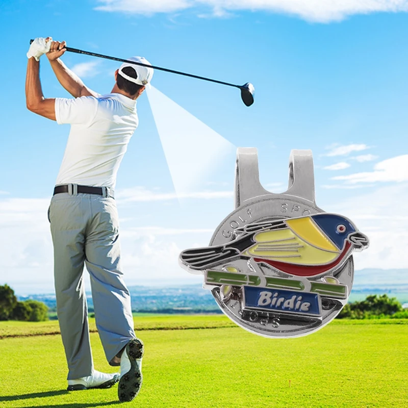 

2021 New Personalized Bird Golf Ball Marker With Magnetic Hat Clip Clamp Accessories Gift H58D
