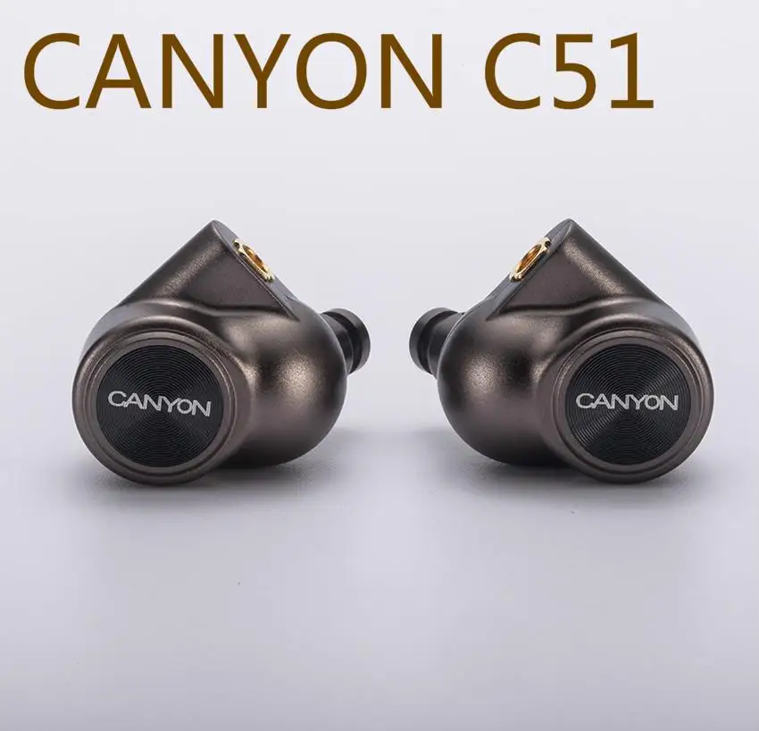 

Наушники-вкладыши CANYON C51 DD + 4BA, гибридные, Hi-Fi